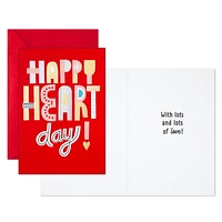 Hallmark Pack of Valentine's Day Cards or Galentine's Day Cards, Happy Heart Day (10 Valentine's Day Cards With Envelopes)