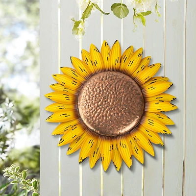 Hometrends Décoration murale en métal tournesol