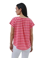 CHAPS LACE UP TOP