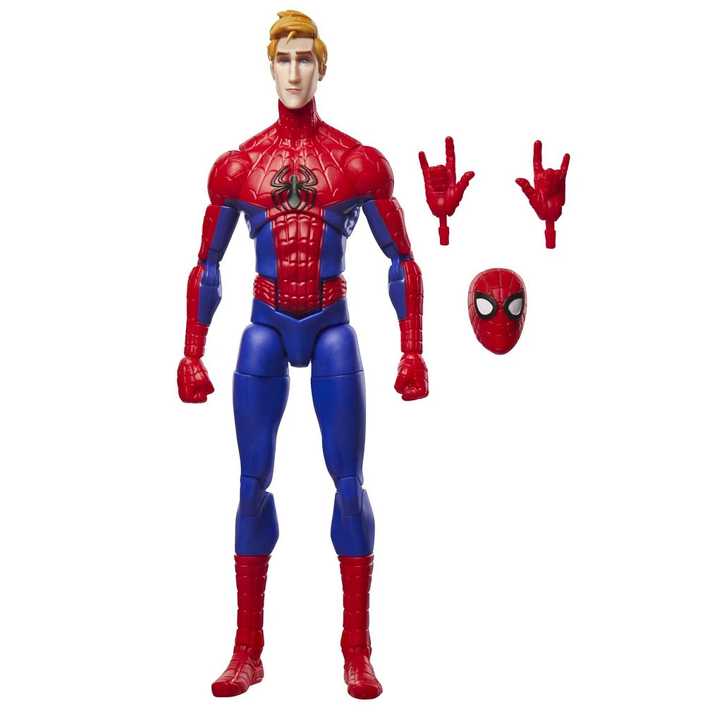 Marvel Legends Series Peter Parker, Spider-Man: Into the Spider-Verse Collectible Action Figure (6”)