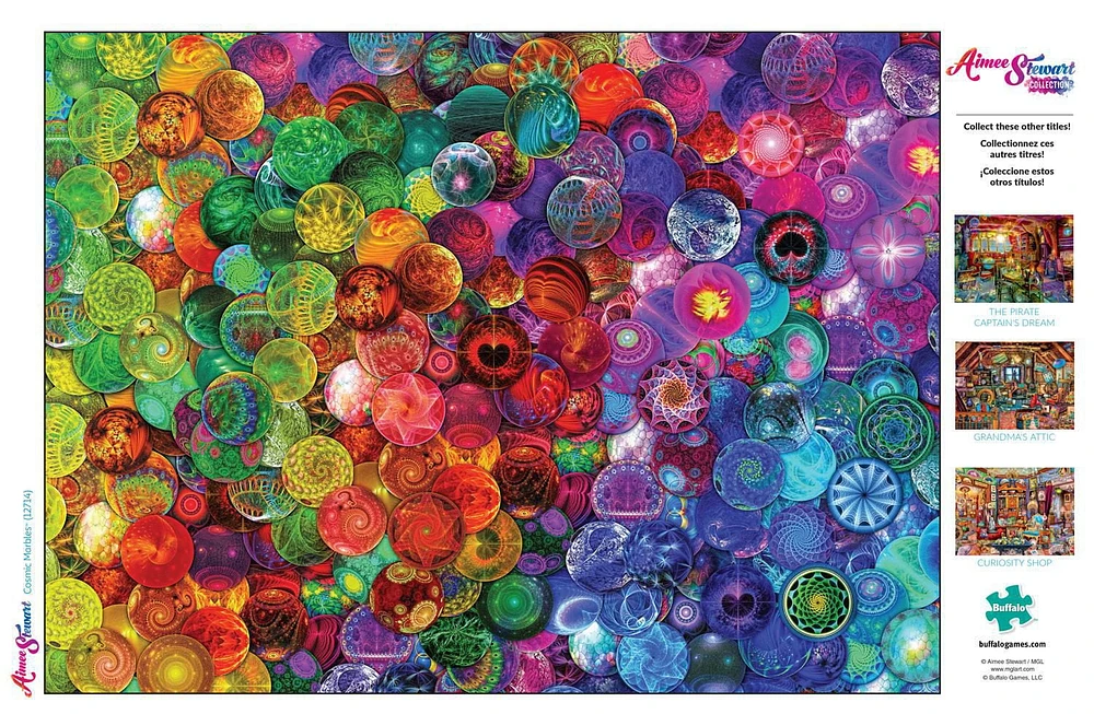 Buffalo Games - Aimee Stewart - Cosmic Marbles - 1000 Piece Jigsaw Puzzle