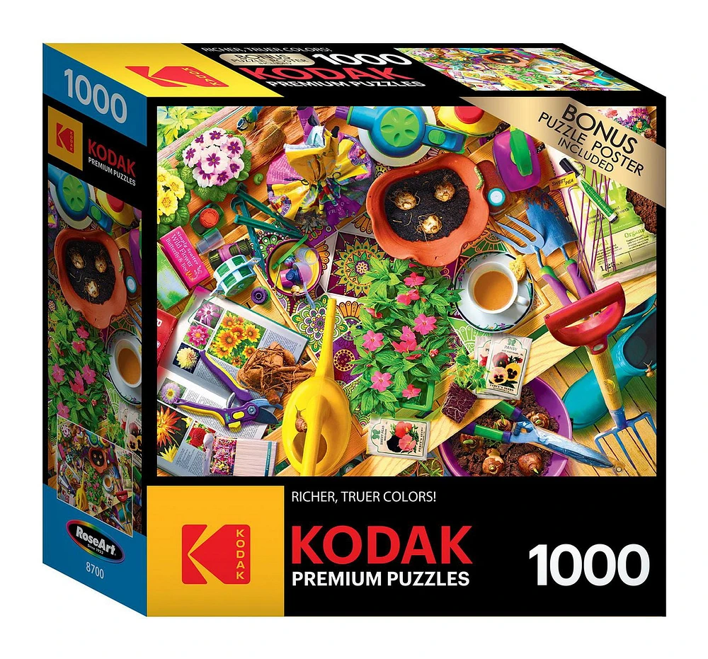 Kodak 1000 Piece Jigsaw Puzzle - Inside the Gardener's Shed by Andrew Farley