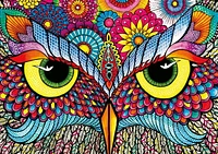 Buffalo Games - Vivid Collection - Owl Eyes - 300 Piece Jigsaw Puzzle