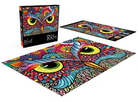 Buffalo Games - Vivid Collection - Owl Eyes - 300 Piece Jigsaw Puzzle