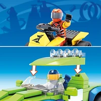 Mega Construx Hot Wheels Off-Duty & ATV Construction Set, Building Toys for Kids - 138 Pieces