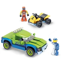 Mega Construx Hot Wheels Off-Duty & ATV Construction Set, Building Toys for Kids - 138 Pieces