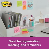 Post-it® Super Sticky Notes 3321-SSMIA-C, Miami Collection, 3 in x 3 in (76 mm x 76 mm), Post-it® Notes 3321-SSMIA-C