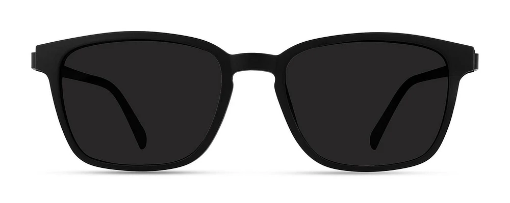 Bio Eyes Mens Prescription Eyeglasses, Heath, Black Gray Gradient, 53-18-145