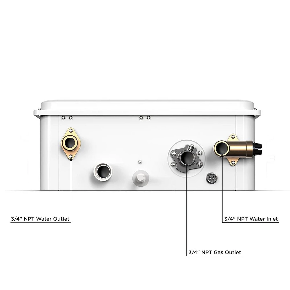 Eccotemp 45HI Indoor 6.8 GPM Liquid Propane Tankless Water Heater