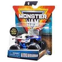 Monster Jam, King Krunch 1:64 Scale Die-Cast Vehicle, Retro Rebels Series