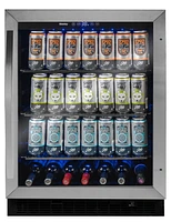 Danby DBC057A1BSS 5.7 cu. ft. Built-in Beverage Center in Stainless Steel