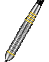 Harrows Chizzy Dave Chisnall High-Grade Alloy Darts - Includes Three Steel-Tip “Tungsten-Look” Brass Darts, Three Supergrip Shafts & Three Prime Flights