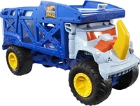 Hot Wheels Monster Trucks Monster Mover Rhino Hauler, Gift for Kids 3 Years & Up