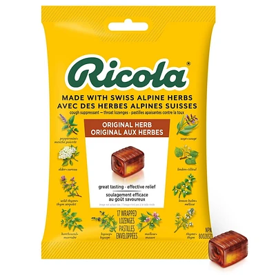 Ricola Original Herb Cough Drops,, 17 Count