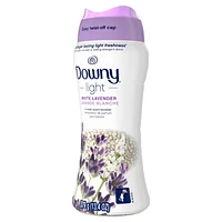 Downy Light Laundry Scent Booster Beads for Washer, White Lavender Scent, with No Heavy Perfumes, 379G