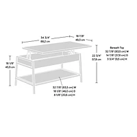 Sauder Market Commons Lift Top Coffee Table, Prime Oak, 431299