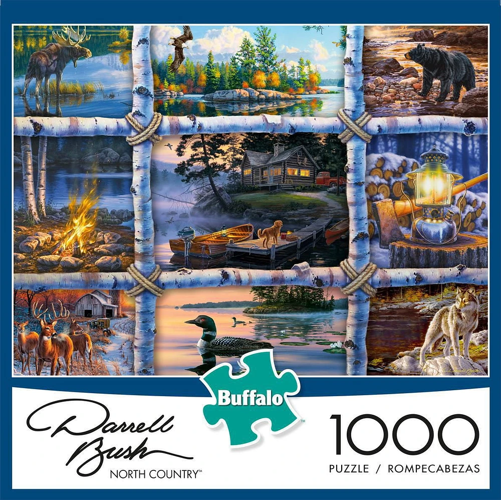 Buffalo Games - Darrell Bush - North Country - 1000 Piece Jigsaw Puzzle