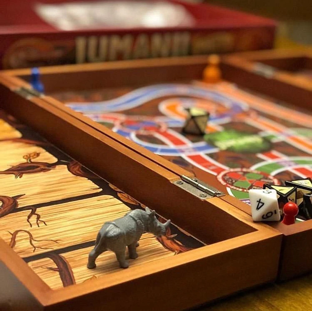 Deluxe Wood Jumanji Classic Retro '90s Game