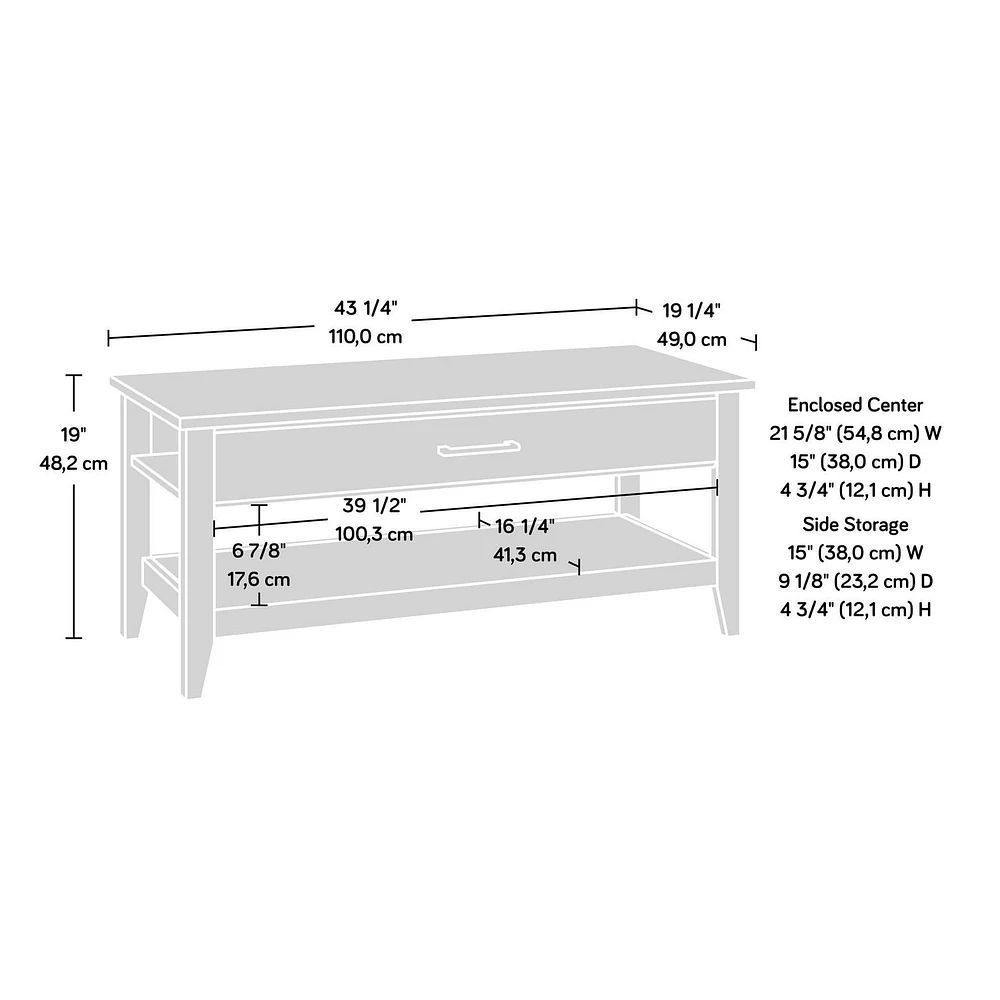 Sauder Summit Station Coffee Table