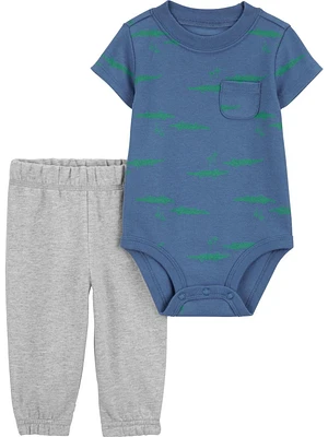 Ensemble pantalon pour bébé garçon Carter's Child of Mine  - Bleu