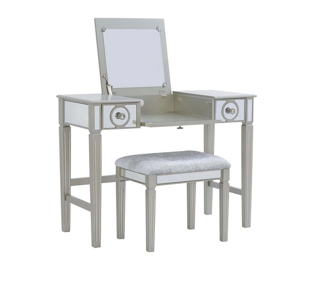 Stella Silver Vanity Set