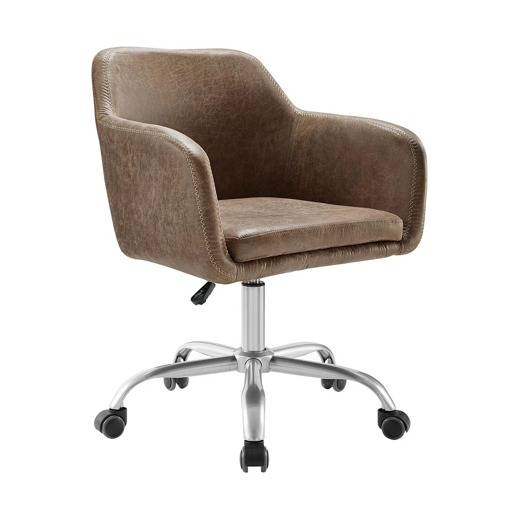 Tate Office Chair, Brown