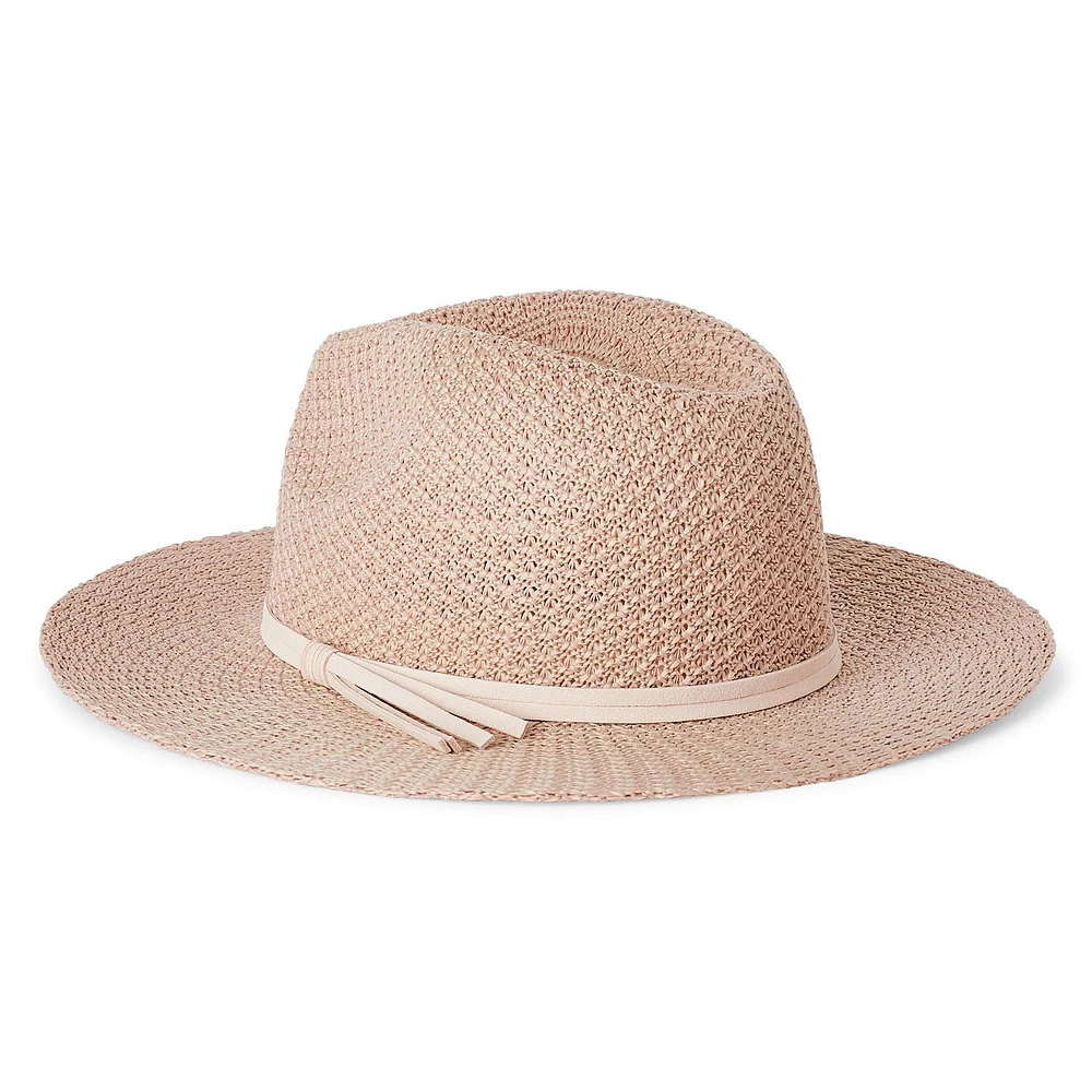 Panama en paille Time and Tru pour femmes