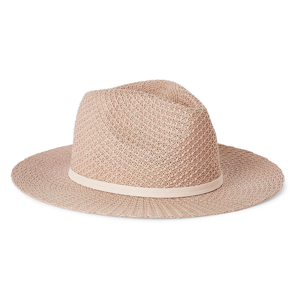 Panama en paille Time and Tru pour femmes