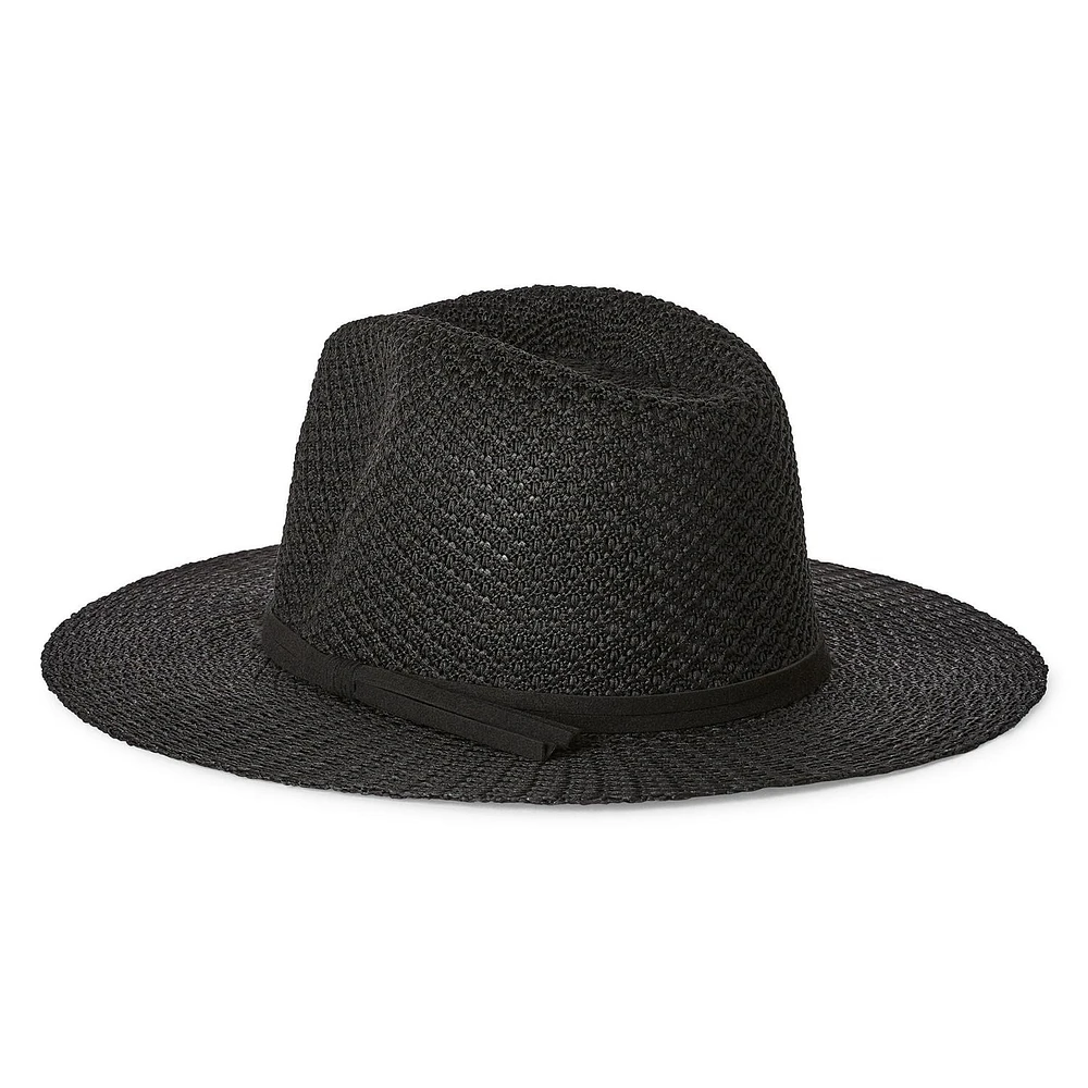 Panama en paille Time and Tru pour femmes