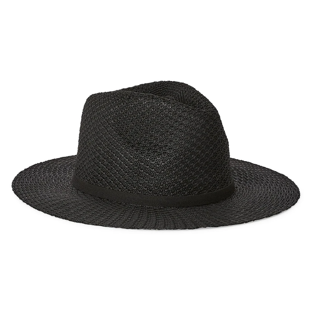 Panama en paille Time and Tru pour femmes