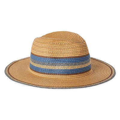 Panama en paille Time and Tru pour femmes