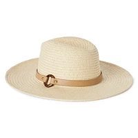 Panama en paille Time and Tru pour femmes