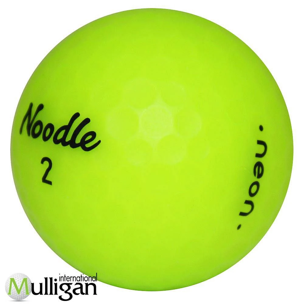 Mulligan - 48 Noodle Neon 4A Recycled Used Golf Balls, Green