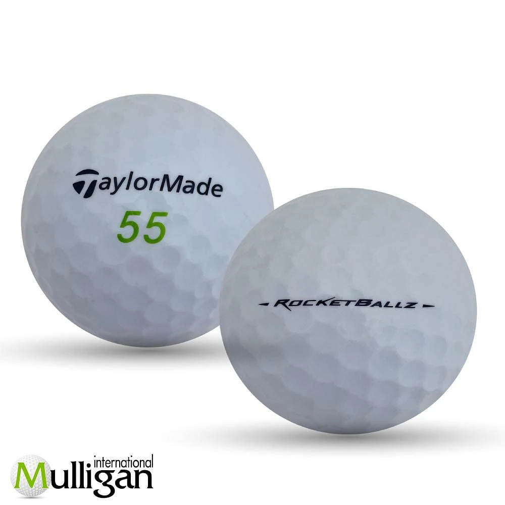 Mulligan - 48 Taylormade Rocketballz 4A Recycled Used Golf Balls, White