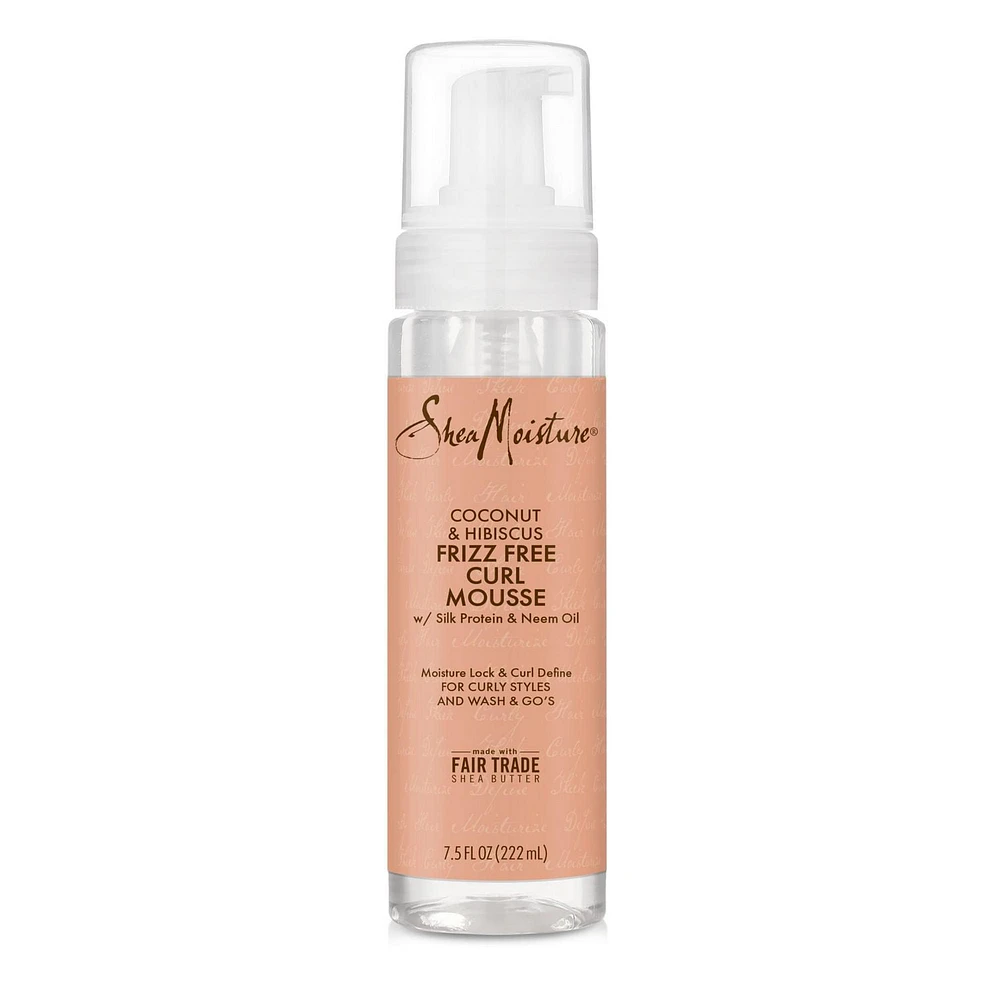 SheaMoisture Coconut & Hibiscus Frizz-Free Curl Mousse, 222 ml Curl Mousse