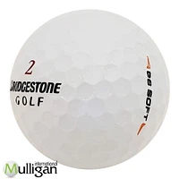 Mulligan - 48 Bridgestone e6 Soft 4A Recycled Used Golf Balls, White