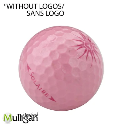 Mulligan - 48 Callaway Solaire 5A No logo Recycled Used Golf Balls, Pink