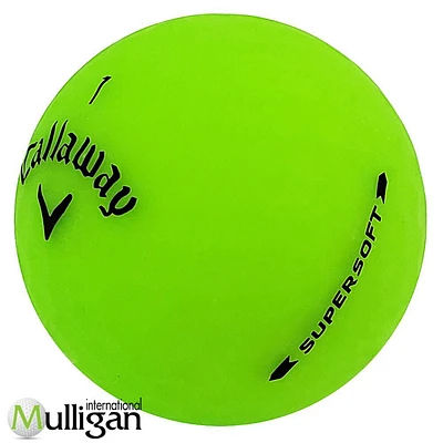 Mulligan - 48 Callaway Supersoft 4A Recycled Used Golf Balls, Green