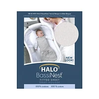 Le drap-housse HALO® BassiNest®, 100% coton, Herringbone