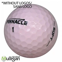 Mulligan - 48 Pinnacle Soft Lady 5A No logo Recycled Used Golf Balls, Pink