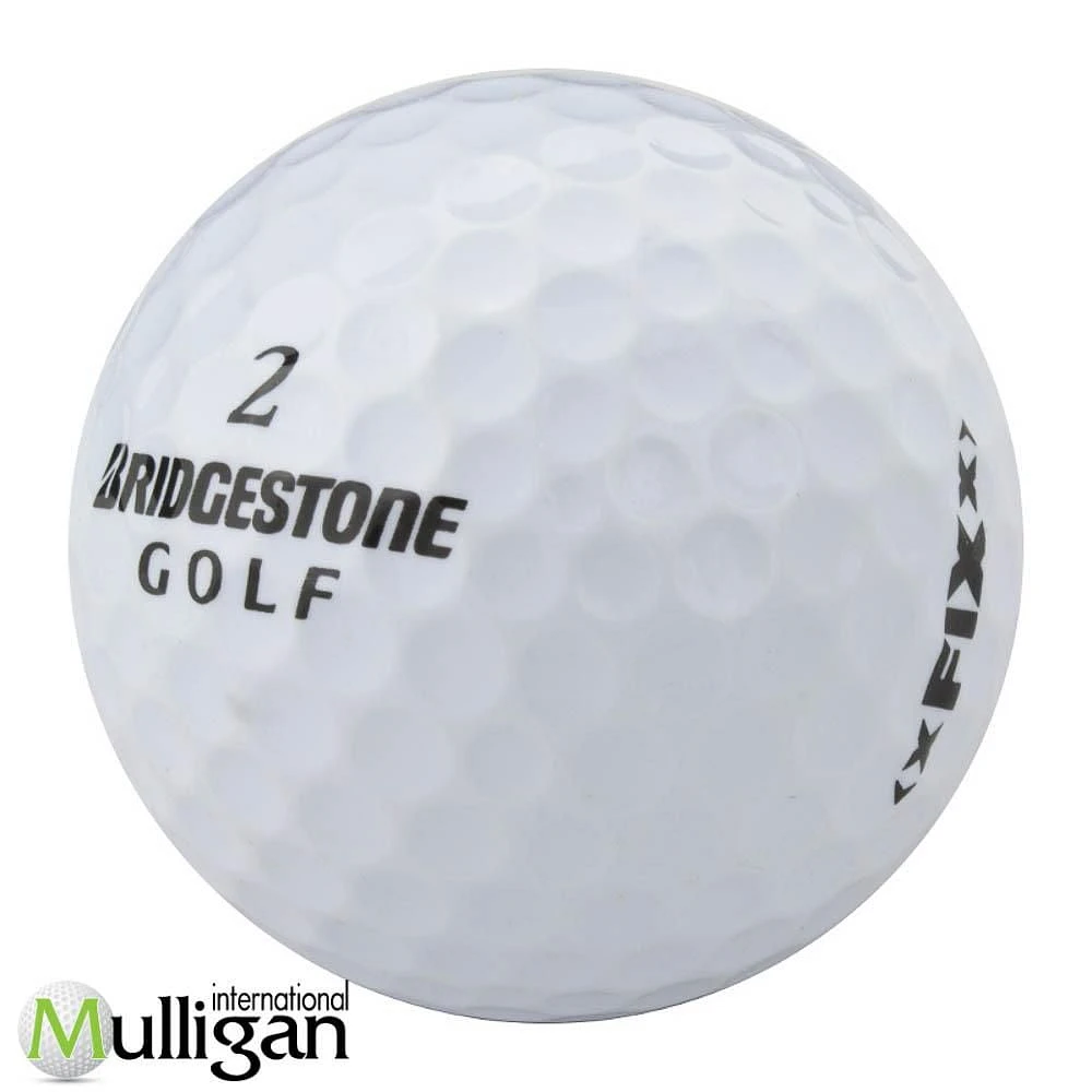 Mulligan - 48 Bridgestone xFIXx 5A Recycled Used Golf Balls, White