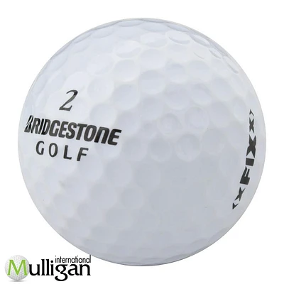 Mulligan - 48 Bridgestone xFIXx 5A Recycled Used Golf Balls, White