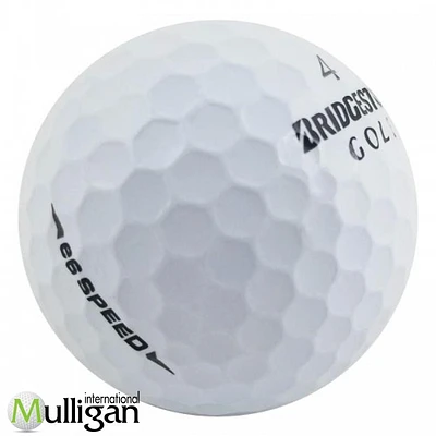 Mulligan - 48 Bridgestone e6 Speed 5A Recycled Used Golf Balls, White