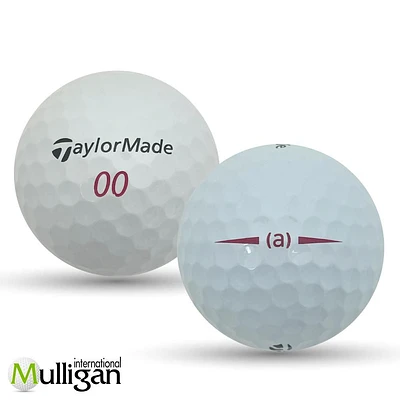 Mulligan - 48 Taylormade Project (a) 5A Recycled Used Golf Balls, White