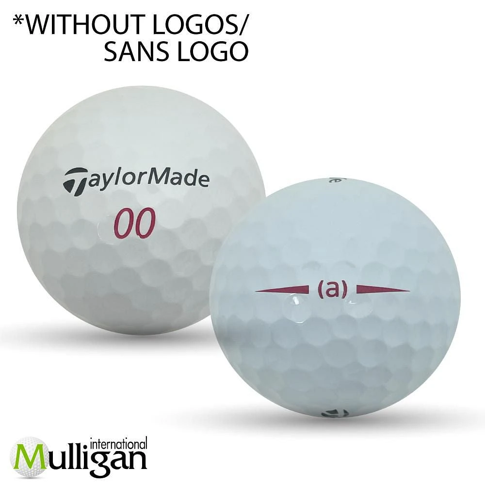 Mulligan - 48 Taylormade Project (a) 5A Pristine Recycled Used Golf Balls, White