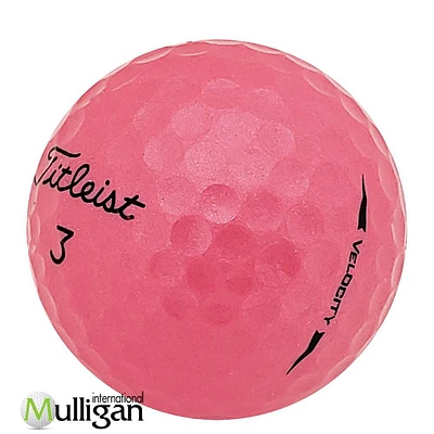 Mulligan - 48 Titleist Velocity 5A Recycled Used Golf Balls, Pink