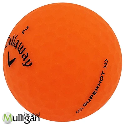 Mulligan - 48 Callaway Superhot 5A Recycled Used Golf Balls, Orange