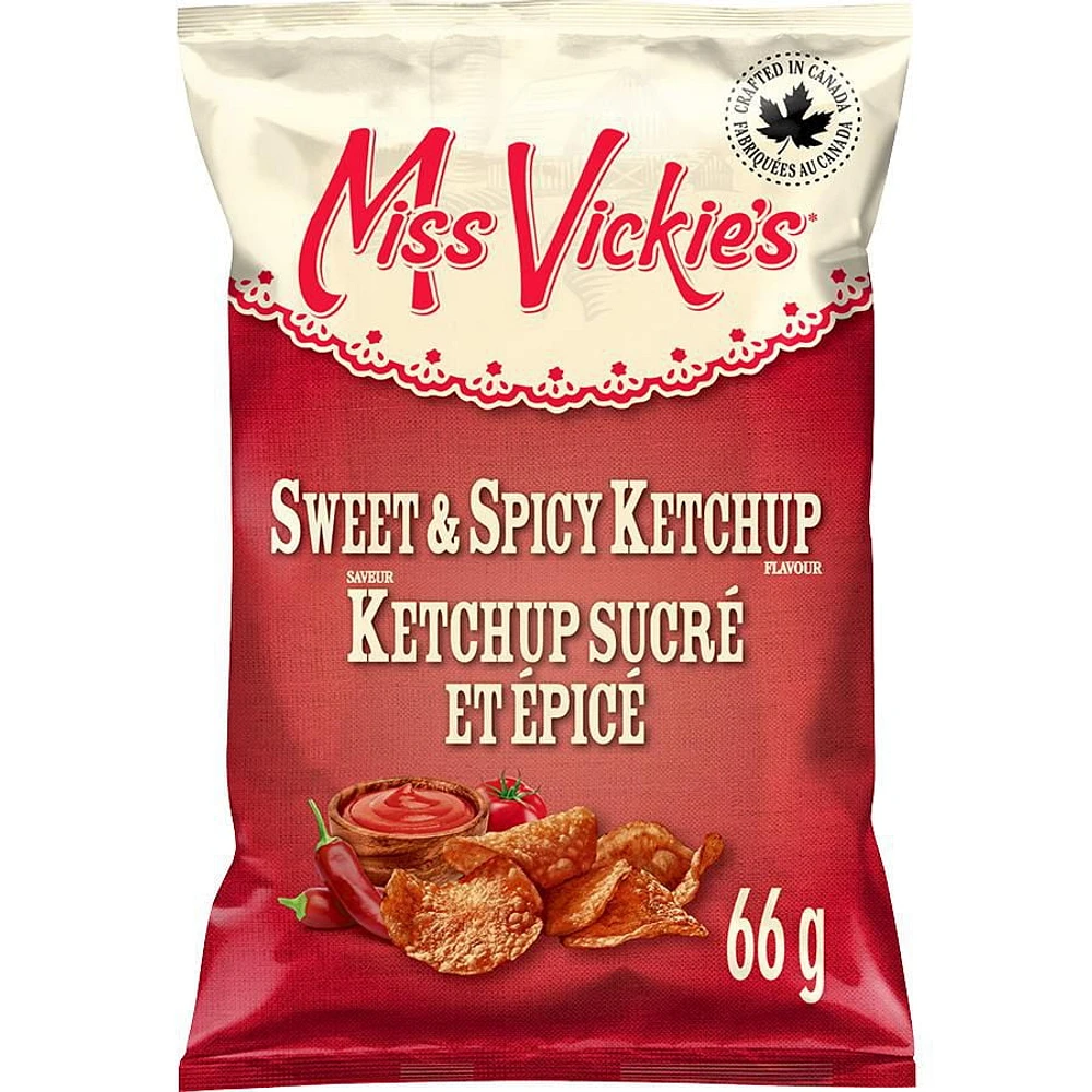 Miss Vickie's Kettle Cooked Potato Chips Sweet & Spicy Ketchup