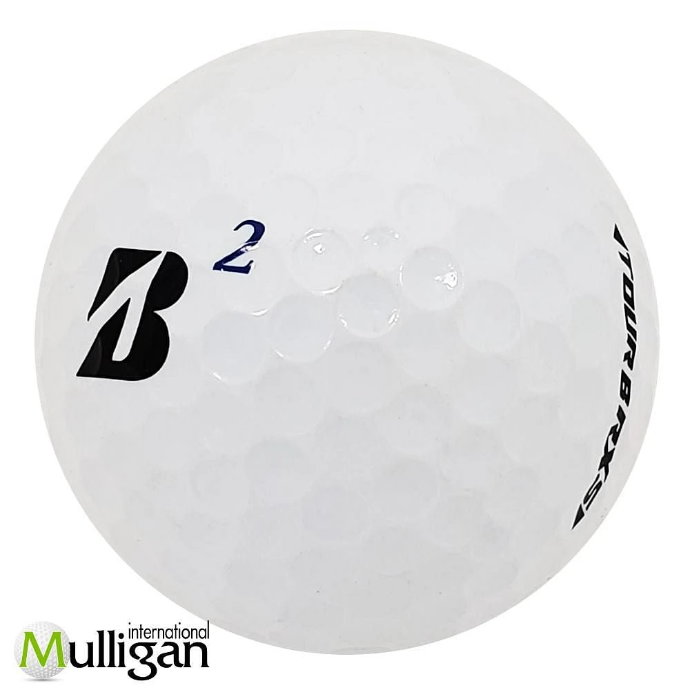 Mulligan - 96 Bridgestone Tour B RXS (B) 5A Recycled Used Golf Balls, White