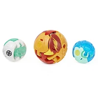 Bakugan Evolutions, Colossus and Nano Riptide and Siphon Platinum Power Up Pack, True Metal Bakugan Action Figure, 2 Nanogan, 2 Bakucore, 2 Ability Cards, Kids Toys for Boys, Ages 6 and Up